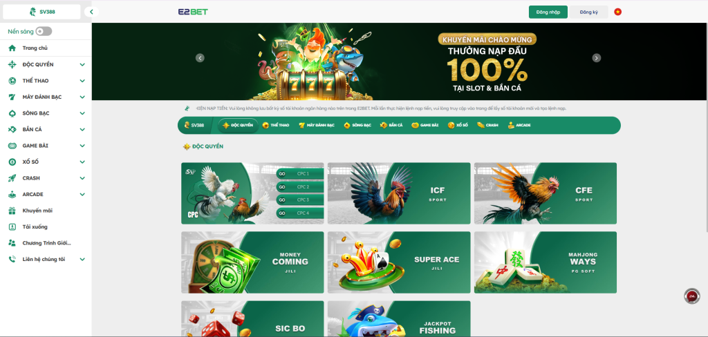 TỔNG HỢP TOÀN BỘ CHƯƠNG TRÌNH KHUYẾN MÃI HOT NHẤT TẠI E2BET – THA HỒ NHẬN QUÀ, ĐẬM ĐÀ CHIẾN THẮNG